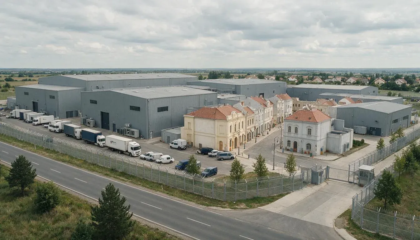 Filming location in Hungary
